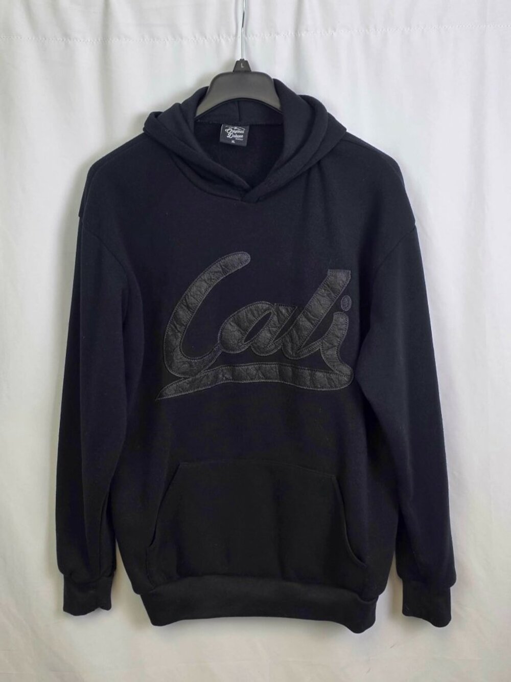 Original Deluxe Supply Cali Black Hoodie Men’s XL Sweatshirt Kangaroo Pocket